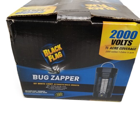 Black Flag BZ-20 Bug Zapper 2000 Volt Half Acre UV Light Mosquito Insect Killer - Picture 12 of 12